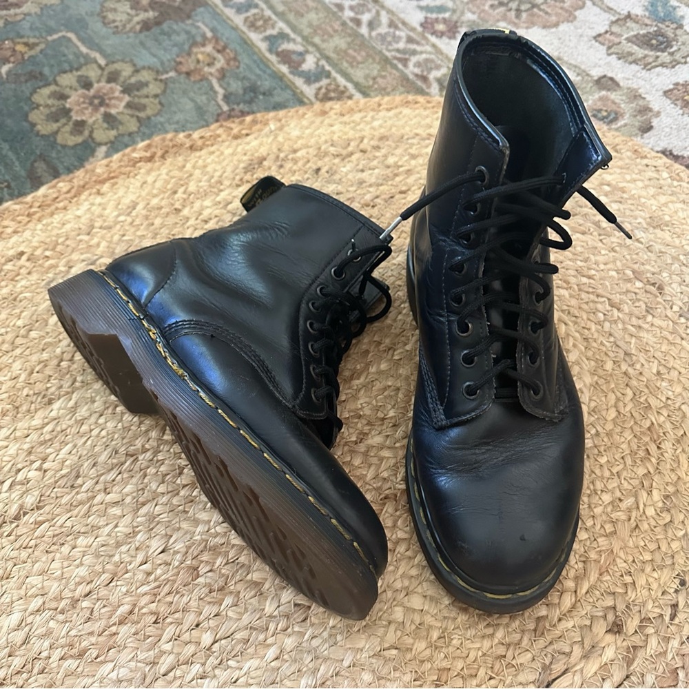 Made in England Leather Doc Marten Boots Women's Size 9